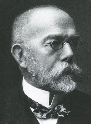 Portrait of Robert Koch (1843—1910). Portrait of Robert Koch (1843—1910).