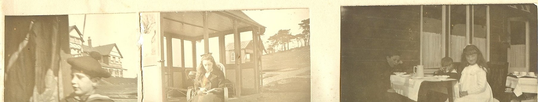Easter 1901 - W J Fanning's son at the sanatorium